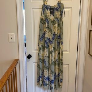 Brand new tropical print jumpsuit
